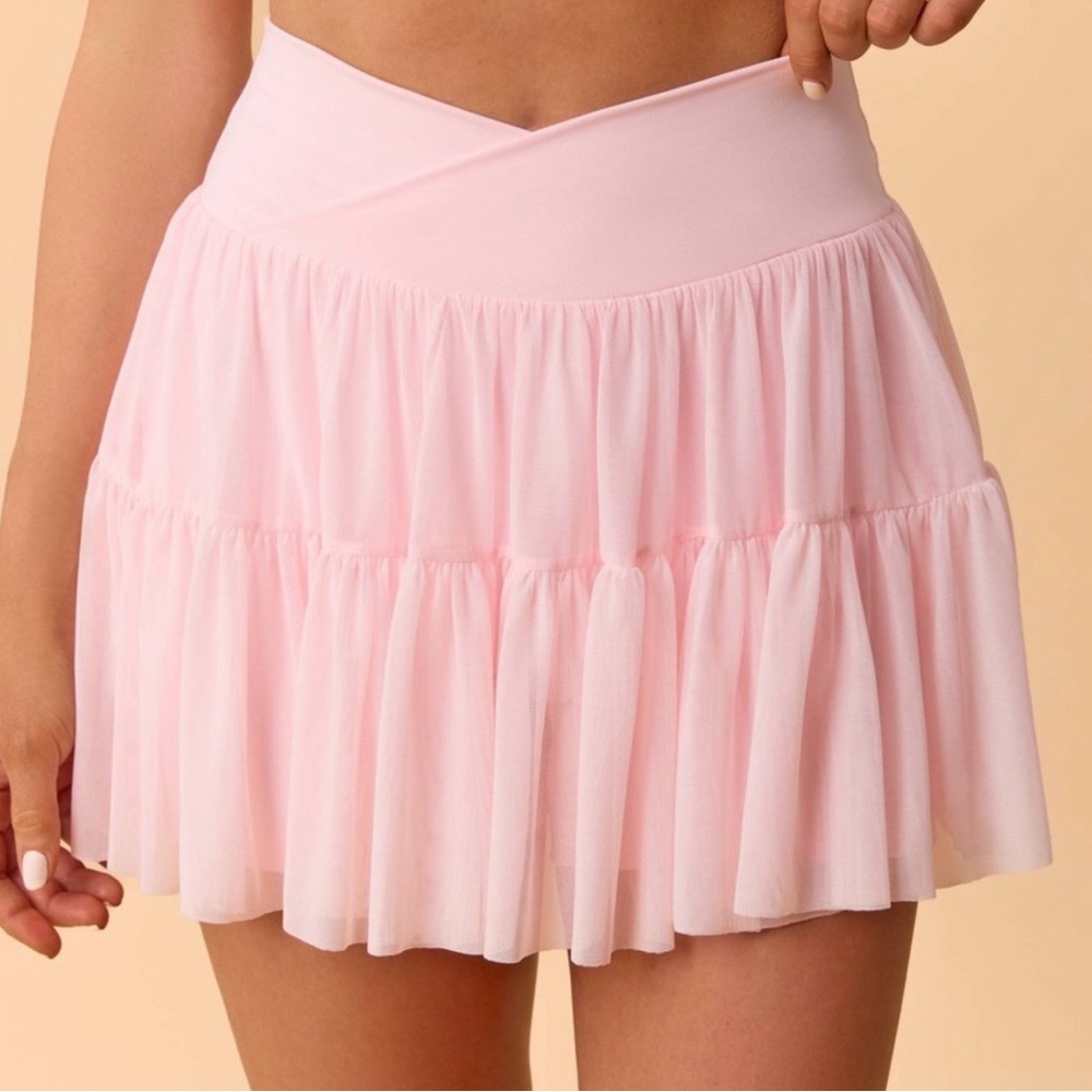 Blogilates x Target Pale Pink Mini Skort